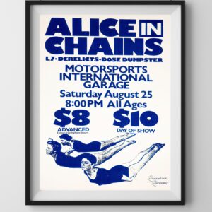 vintage Alice in Chains concert poster