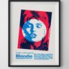 vintage blondie concert poster