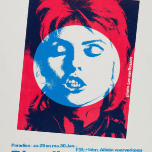 vintage blondie concert poster