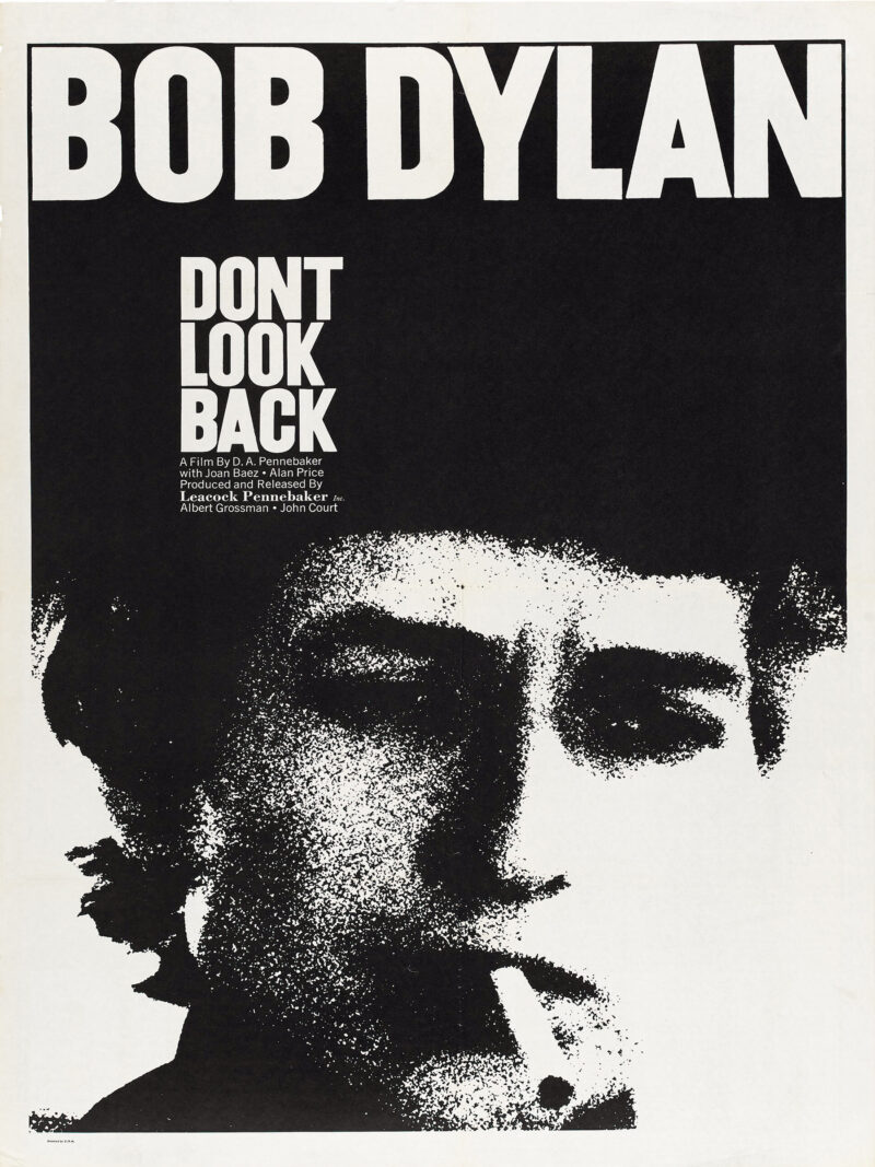 vintage bob Dylan album poster