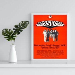 vintage Boston concert poster