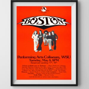 vintage Boston concert poster