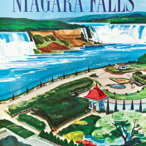 Vintage Niagara Falls travel poster