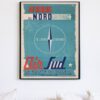 vintage French north africa travel poster