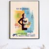 vintage panam France travel poster