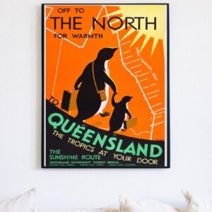 vintage Australia travel poster