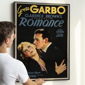 Romance 1930 Vintage Movie Poster Greta Garbo