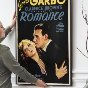 Romance 1930 Vintage Movie Poster Greta Garbo