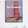 vintage San Francisco travel poster