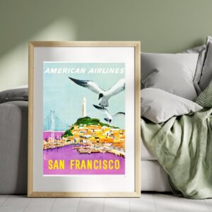 vintage San Francisco travel poster