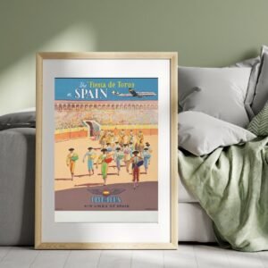 vintage Spain travel poster