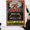 AC/DC, Metallica, Motley Crue, European Tour 1991 Poster