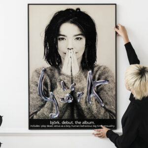 Bjork - Debut 1993 Promotional Album Poster