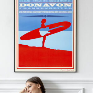 Donavon Frankenreiter Surf Poster Catalina Island Concert Poster