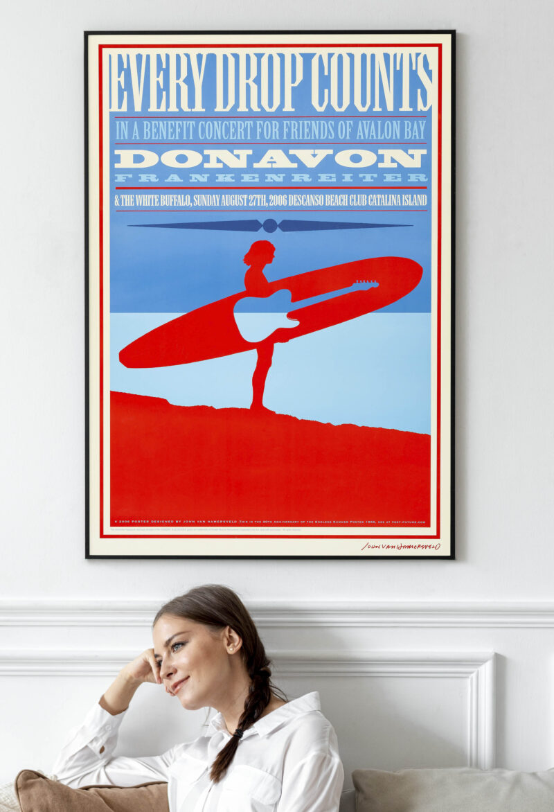 Donavon Frankenreiter Surf Poster Catalina Island Concert Poster