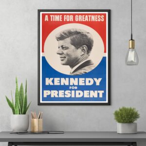 John F. Kennedy Campaign Poster