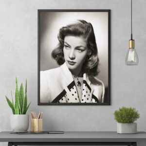 Lauren Bacall Studio Promotional Poster 1940s