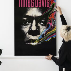 Miles Davis Jazz Poster 1989 Tour Promotional Poster