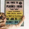 Peaches and Herb Vintage Concert Poster 1968