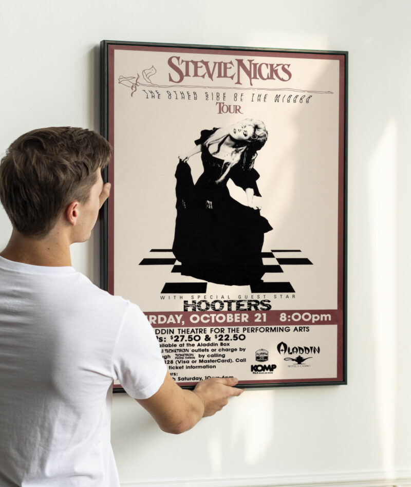 Stevie Nicks Concert Tour Poster, 1989