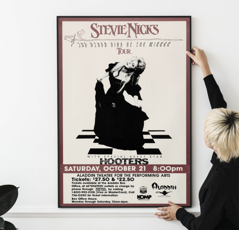 Stevie Nicks Concert Tour Poster, 1989