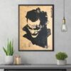 The Joker The Dark Knight Heath Ledger Japanese Linocut Poster