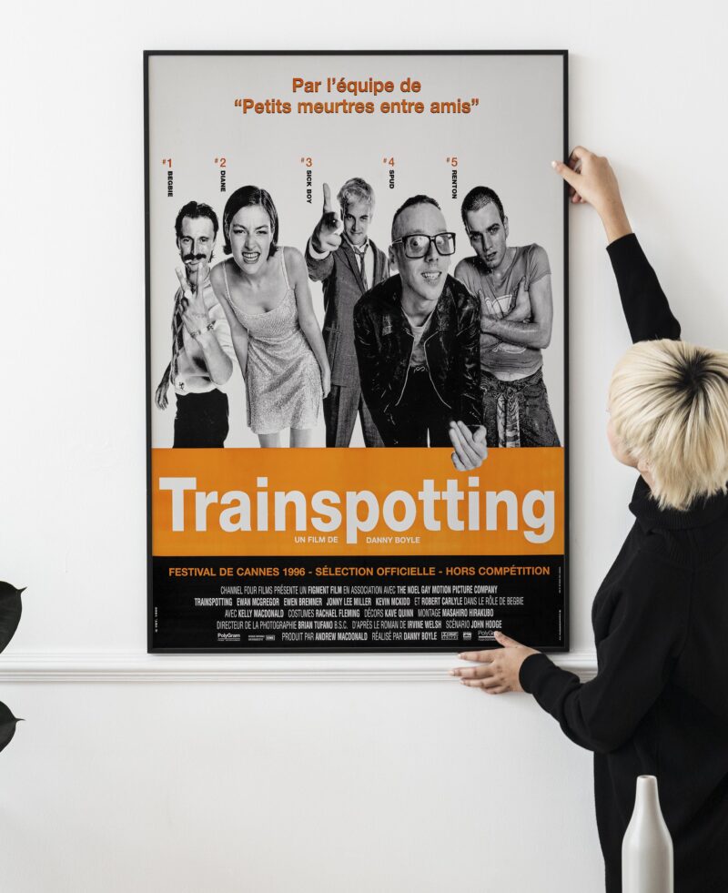 Trainspotting 1996 Ewan McGregor, Danny Boyle French Movie Poster