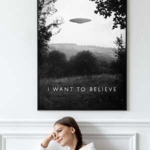 I WANT TO BELIEVE X Files Alternative Poster