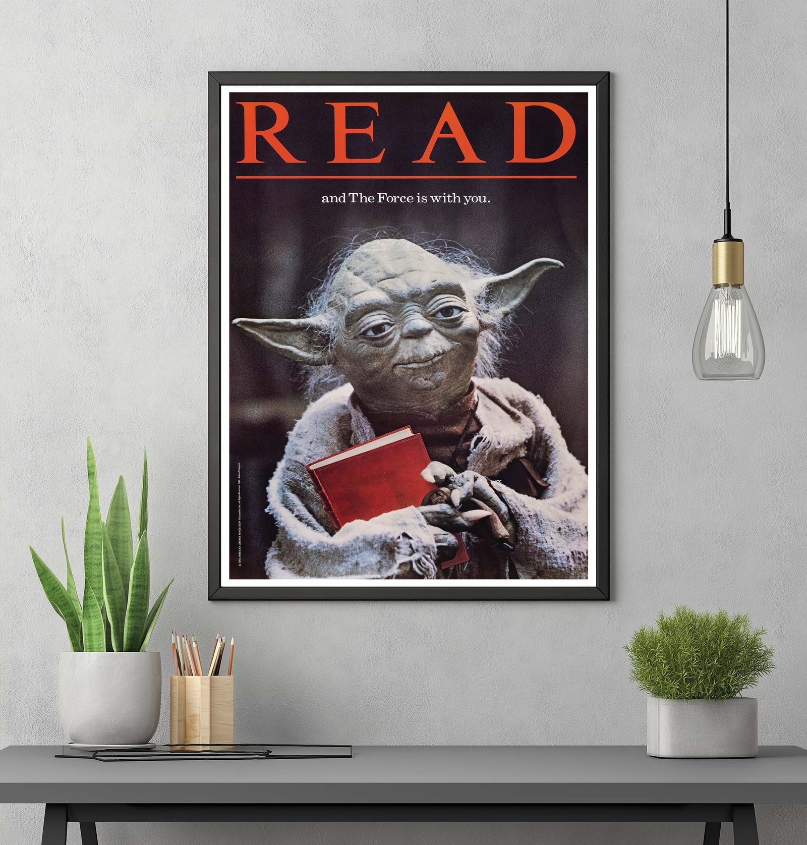 Yoda Star Wars READ and The Force is With You American Library Association 1983 Yoda Star Wars READ and The Force is With You American Library Association 1983