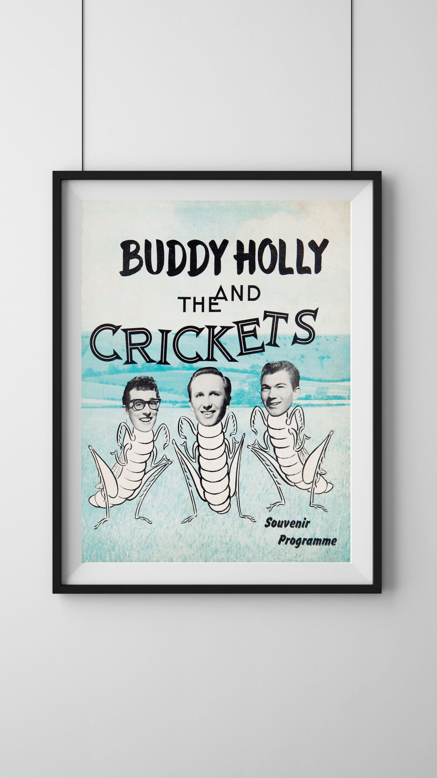buddy vintage buddy holly concert poster