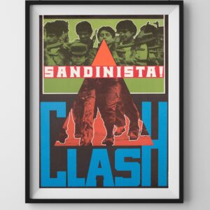 vintage clash concert poster