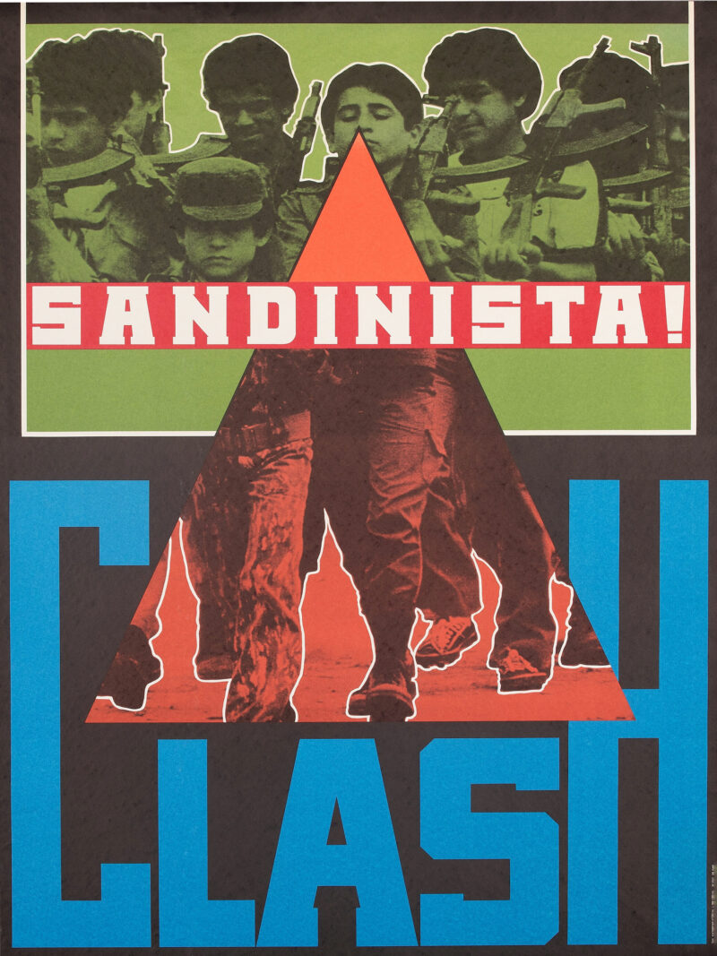 vintage clash concert poster