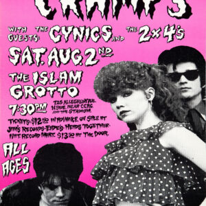 Vintage Cramps Concert Poster