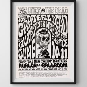 vintage grateful dead concert poster