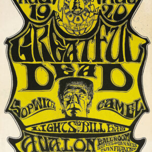 1970s Grateful Dead Avalon Ballroom Concert Poster