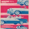 Vintage Humble Pie and Hookfoot Rainbow Theatre London concert poster featuring a 1950s American convertible in red, blue and cream retro graphics.