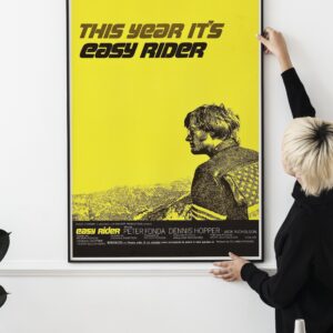 Easy Rider 1969 Peter Fonda, Dennis Hopper and Jack Nicholson Movie Poster