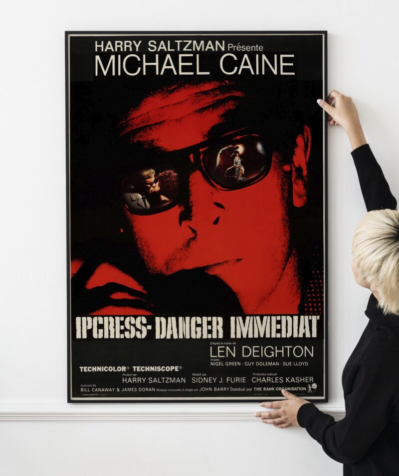 The Ipcress File 1965 with Michael Caine Movie Poster