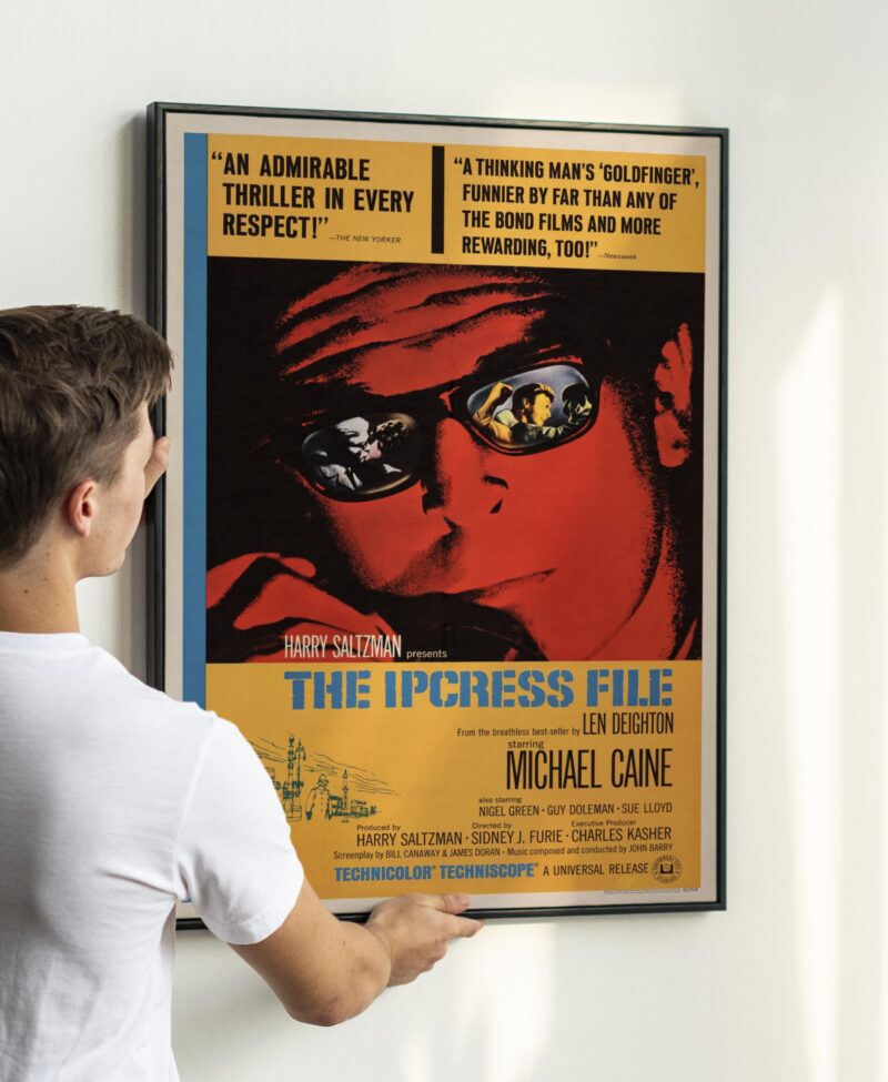 The Ipcress File 1965 with Michael Caine Movie Poster