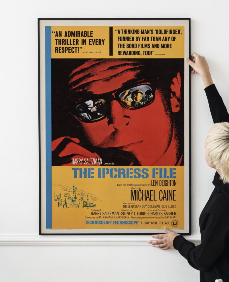 The Ipcress File 1965 with Michael Caine Movie Poster