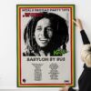 Bob Marley 1978 World Reggae Promotional Tour Poster