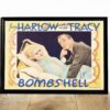 Bombshell 1935 Hollywood's Classic Screwball Comedy Poster with Jean Harlow