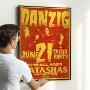 Danzig, Crisis Party Natasha's Concert Poster 1989