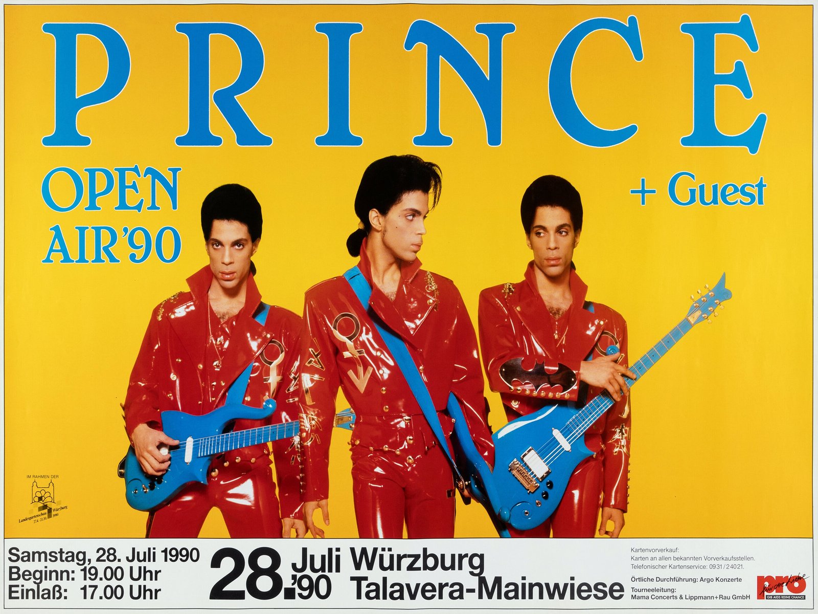 prince concert poster