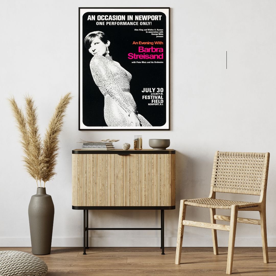 barbra streisand concert poster