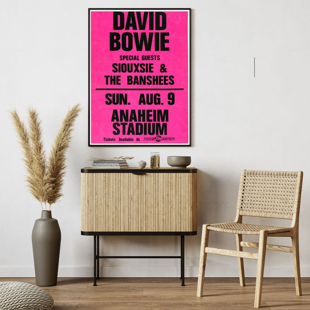 bowieDavid bowie concert poster