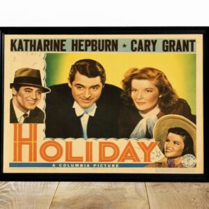 Holiday with Katharine Hepburn and Cary Grant 1938 Movie Poster