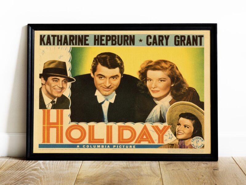 Holiday with Katharine Hepburn and Cary Grant 1938 Movie Poster