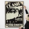 The Clash, The Undertones 1979 Philadelphia, PA Concert Poster