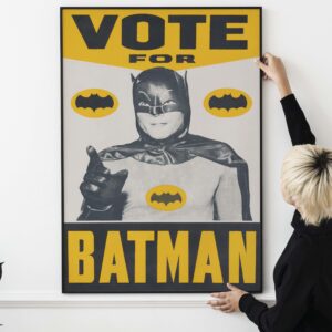 Vote for Batman Vintage Movie Prop Poster